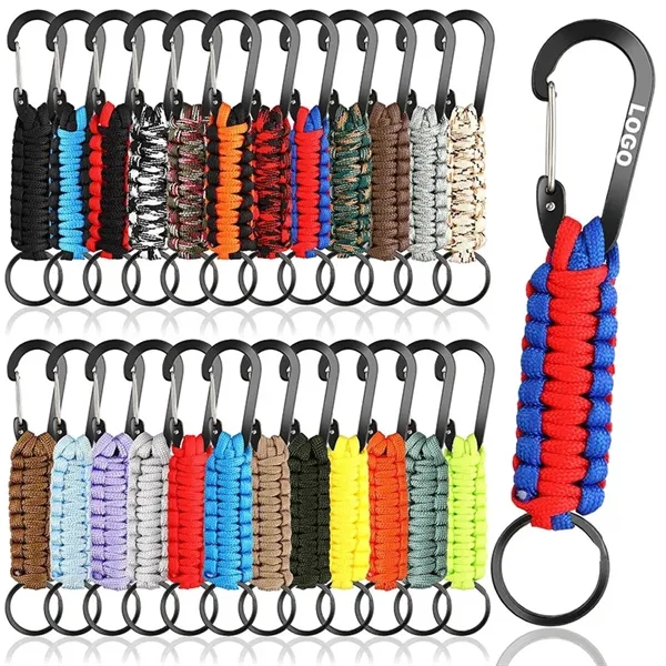 Paracord Keychain with Carabiner - Paracord Keychain with Carabiner - Image 0 of 6