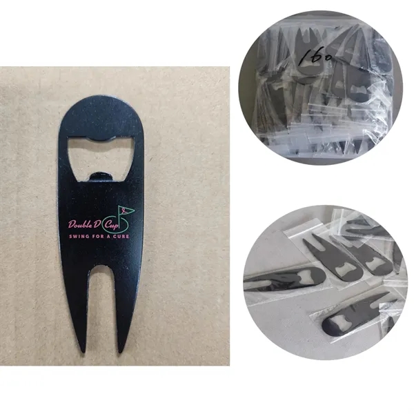 Modern Metal Divot Tool with Bottle Opener Golf Accessories - Modern Metal Divot Tool with Bottle Opener Golf Accessories - Image 2 of 2