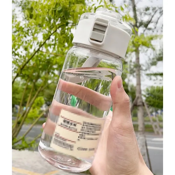 Large Capacity Sports Water Bottle with Straw for Summer - Large Capacity Sports Water Bottle with Straw for Summer - Image 2 of 7