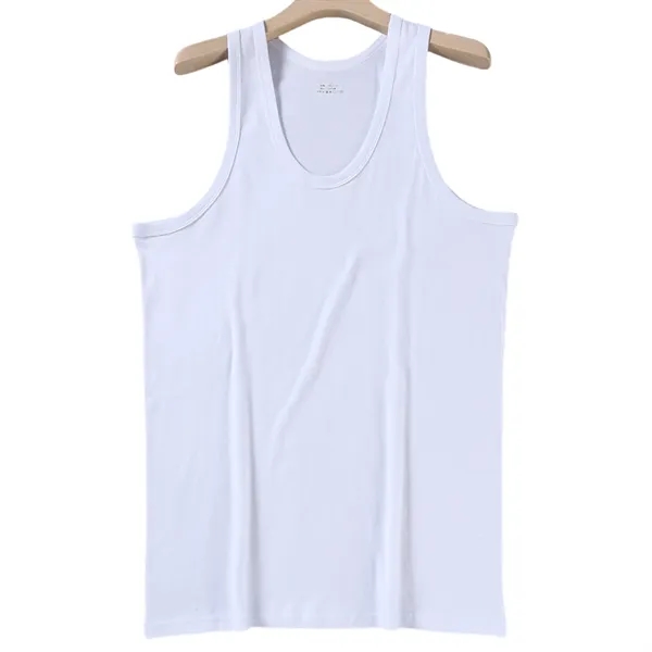 Classic Racerback Cotton Tank Top - Classic Racerback Cotton Tank Top - Image 1 of 5