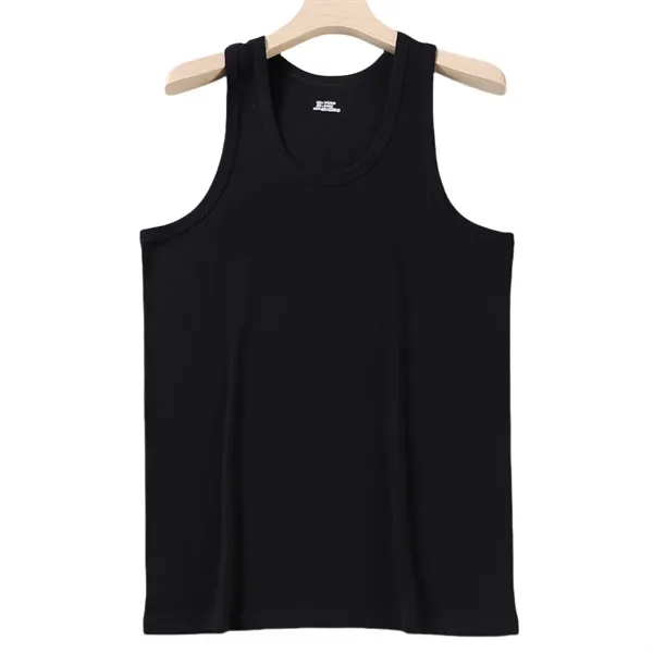 Classic Racerback Cotton Tank Top - Classic Racerback Cotton Tank Top - Image 3 of 5