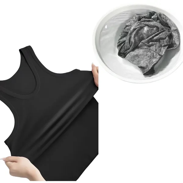 Classic Racerback Cotton Tank Top - Classic Racerback Cotton Tank Top - Image 4 of 5