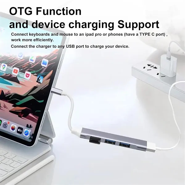 4-in-1 USB C Adapter - 4-in-1 USB C Adapter - Image 4 of 5