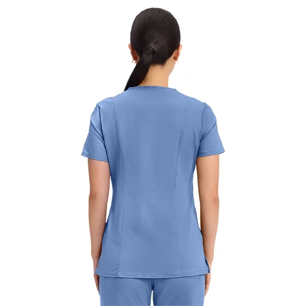 Cherokee - Workwear Revolution - Mock Wrap Top - Cherokee - Workwear Revolution - Mock Wrap Top - Image 4 of 39