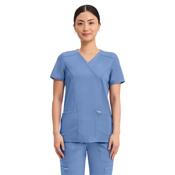 Cherokee - Workwear Revolution - Mock Wrap Top - Cherokee - Workwear Revolution - Mock Wrap Top - Image 5 of 39