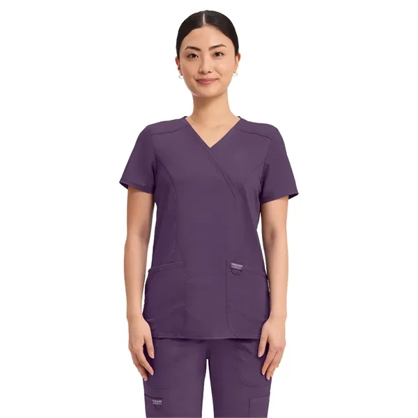 Cherokee - Workwear Revolution - Mock Wrap Top - Cherokee - Workwear Revolution - Mock Wrap Top - Image 7 of 39
