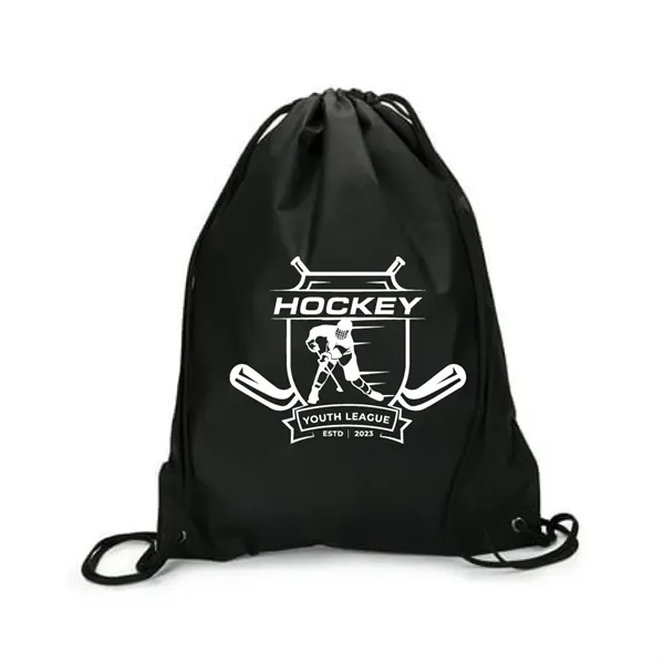 Poly-Cotton Cinch-Up Backpack - Poly-Cotton Cinch-Up Backpack - Image 0 of 1