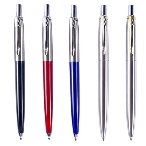 Retractable Metal Ballpoint Pen Office Gift Writing Tool - Retractable Metal Ballpoint Pen Office Gift Writing Tool - Image 6 of 6