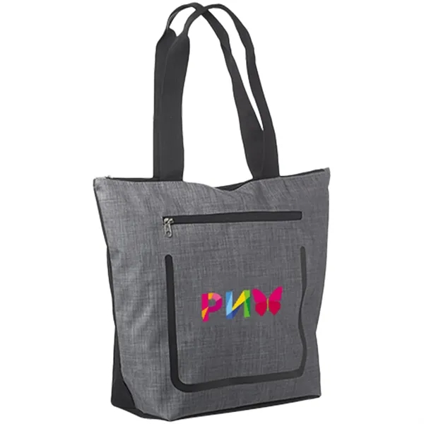 Stylish Durable Zip Pocket Non-Woven Shopping Tote Bag
