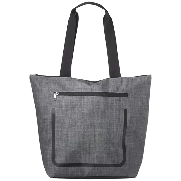 Stylish Durable Zip Pocket Non-Woven Shopping Tote Bag