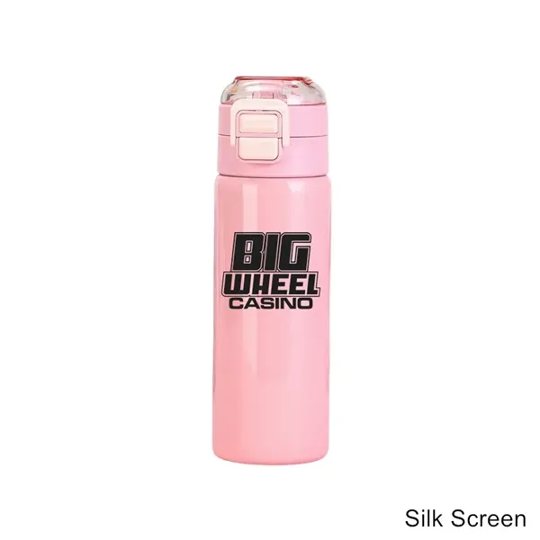 17oz Labubu Kids Cartoon Thermos with Straw & Flip Sip Lid - 17oz Labubu Kids Cartoon Thermos with Straw & Flip Sip Lid - Image 3 of 15