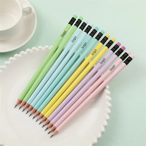 Customizable Logo with Erasers 2B No. 2 Pencils - Customizable Logo with Erasers 2B No. 2 Pencils - Image 1 of 8