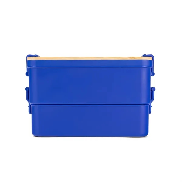 BambooNest Double Deck Lunch Box - BambooNest Double Deck Lunch Box - Image 4 of 9