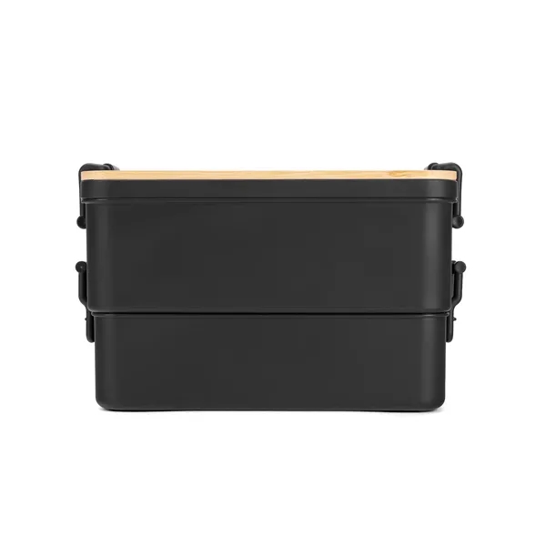 BambooNest Double Deck Lunch Box - BambooNest Double Deck Lunch Box - Image 6 of 9