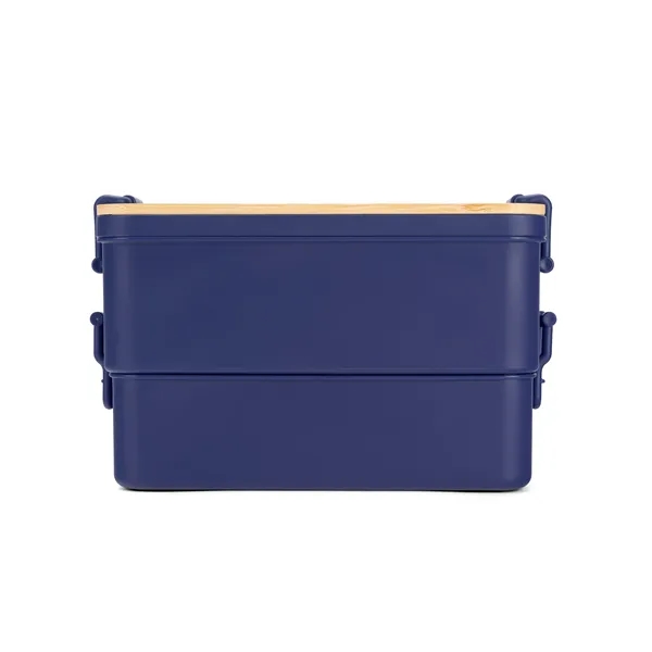 BambooNest Double Deck Lunch Box - BambooNest Double Deck Lunch Box - Image 8 of 9