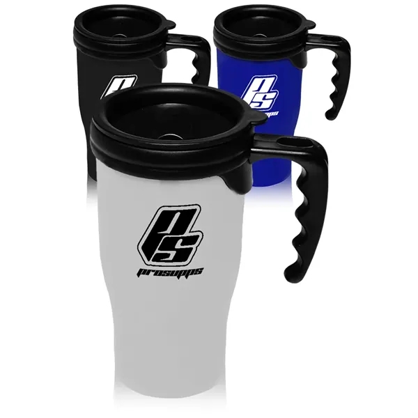 14 oz. Insulated Plastic Travel Mugs - 14 oz. Insulated Plastic Travel Mugs - Image 0 of 4