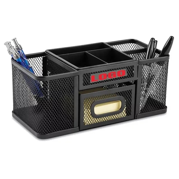 Wire Mesh Desktop Organizer - Wire Mesh Desktop Organizer - Image 0 of 1
