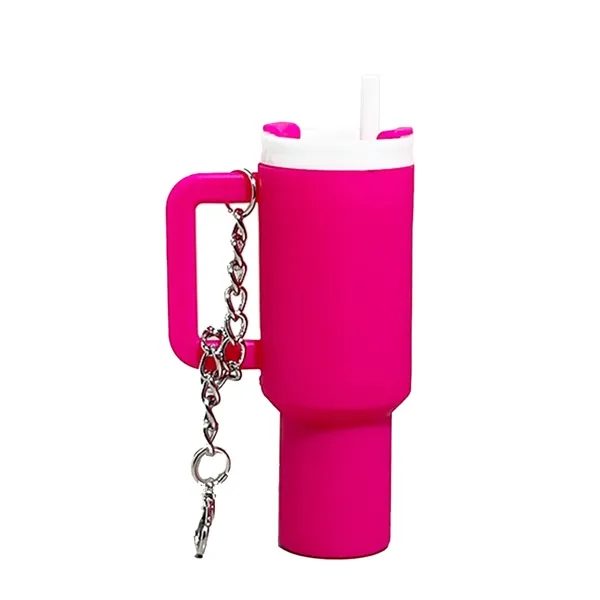 Miniature Tumbler-Shaped Keychain With Storage Compartment - Miniature Tumbler-Shaped Keychain With Storage Compartment - Image 5 of 7