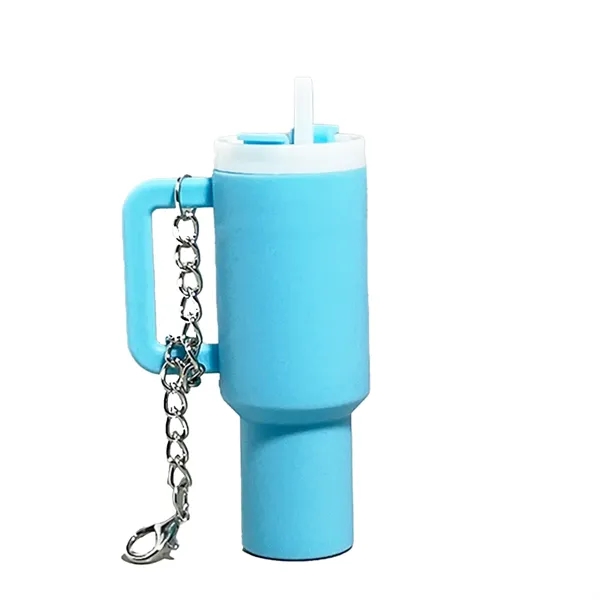 Miniature Tumbler-Shaped Keychain With Storage Compartment - Miniature Tumbler-Shaped Keychain With Storage Compartment - Image 3 of 7