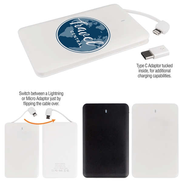 iTwist 2,500mAh 3-in-1 Power Bank - iTwist 2,500mAh 3-in-1 Power Bank - Image 2 of 8