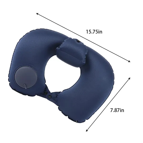 Compact Lightweight Inflatable Travel Neck Pillow - Compact Lightweight Inflatable Travel Neck Pillow - Image 1 of 4