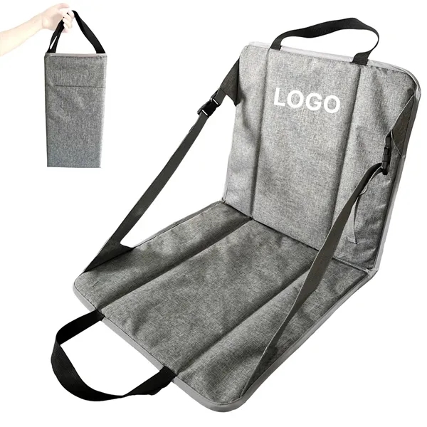 Foldable Padded Seat Cushion With Backrest For Outdoor Event - Foldable Padded Seat Cushion With Backrest For Outdoor Event - Image 0 of 3