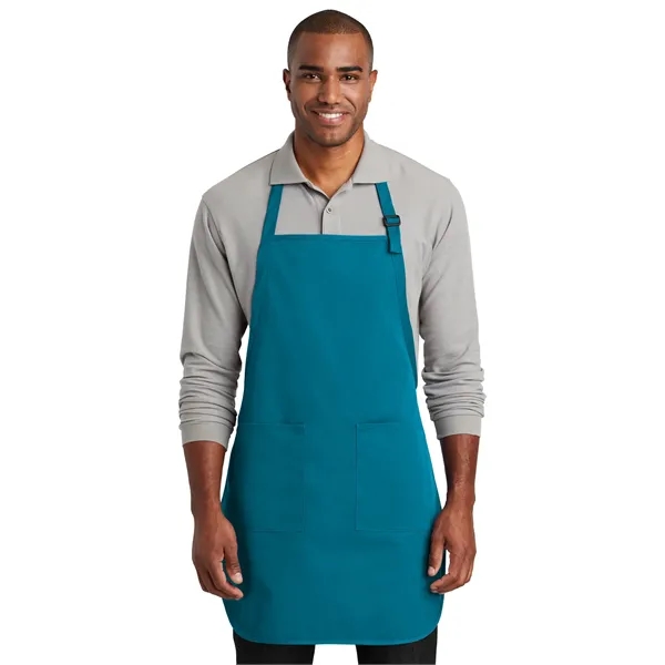 Port Authority ® Full-Length Two-Pocket Bib Apron - Port Authority ® Full-Length Two-Pocket Bib Apron - Image 0 of 12