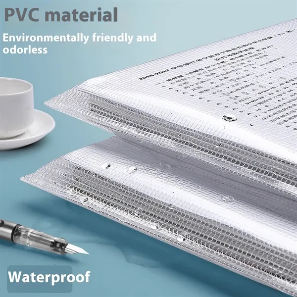 Transparent Zipper Mesh File Bag Document Organizer - Transparent Zipper Mesh File Bag Document Organizer - Image 3 of 4