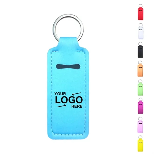 Neoprene Lip Balm Holder Keychain - Neoprene Lip Balm Holder Keychain - Image 0 of 9