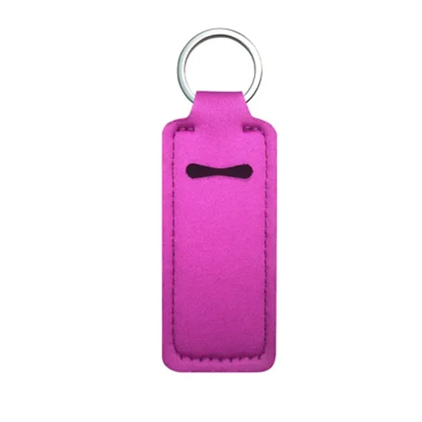 Neoprene Lip Balm Holder Keychain - Neoprene Lip Balm Holder Keychain - Image 5 of 9