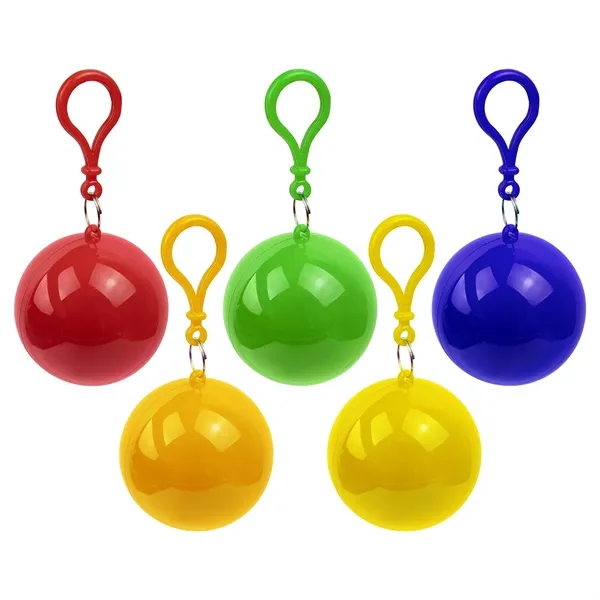 Raincoats Keychains with Ball - Raincoats Keychains with Ball - Image 1 of 7