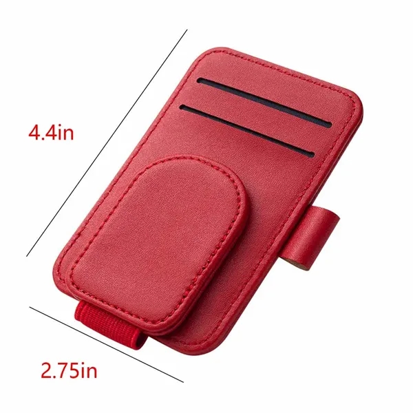 Sunglasses Holder For Car Visor Clip - Sunglasses Holder For Car Visor Clip - Image 2 of 5