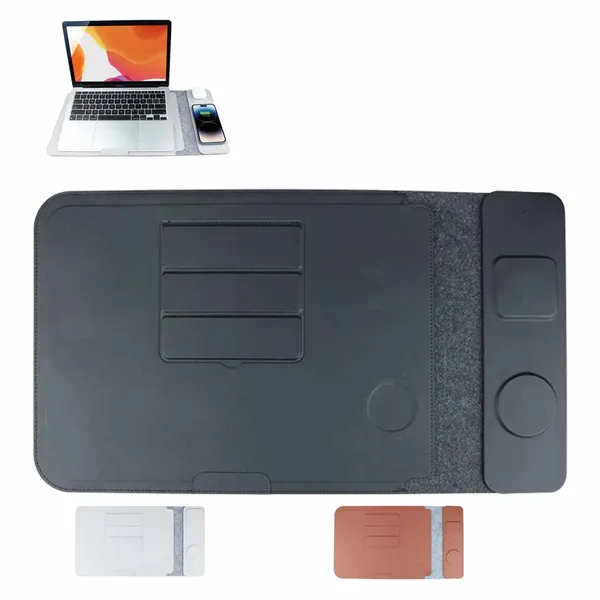 Laptop Sleeve With Wireless Charging - Laptop Sleeve With Wireless Charging - Image 0 of 5