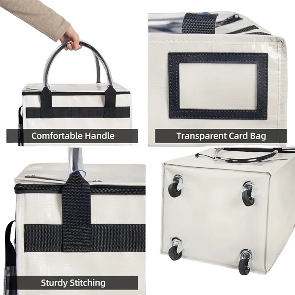 Reusable Grocery Bag On Wheels - Reusable Grocery Bag On Wheels - Image 1 of 4