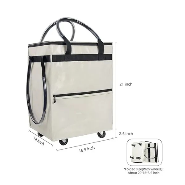 Reusable Grocery Bag On Wheels - Reusable Grocery Bag On Wheels - Image 2 of 4