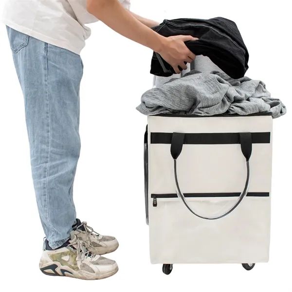 Reusable Grocery Bag On Wheels - Reusable Grocery Bag On Wheels - Image 3 of 4