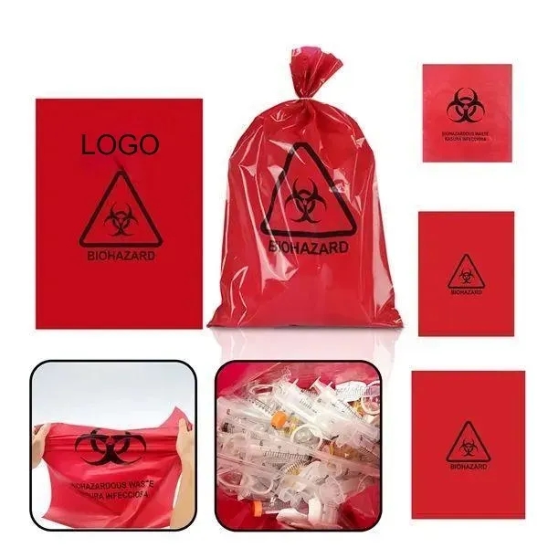 PO PP Material Heatresistant Medical Waste Bags Red - PO PP Material Heatresistant Medical Waste Bags Red - Image 0 of 4