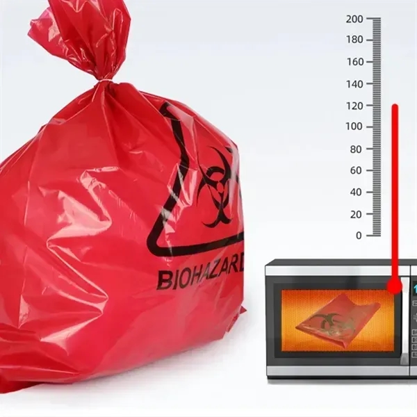 PO PP Material Heatresistant Medical Waste Bags Red - PO PP Material Heatresistant Medical Waste Bags Red - Image 4 of 4