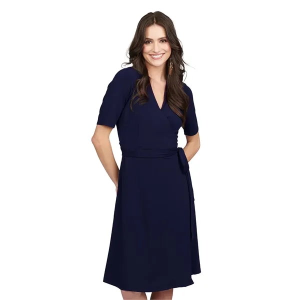 Edwards Garment - Point Grey - Women's 2-Pocket Wrap Dress - Edwards Garment - Point Grey - Women's 2-Pocket Wrap Dress - Image 2 of 2