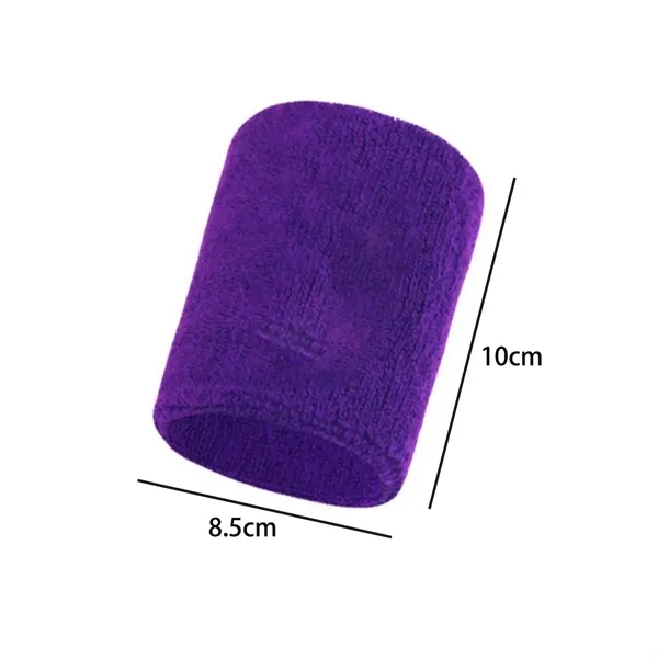 Customizable Absorbent Terry Cloth Wristband - Customizable Absorbent Terry Cloth Wristband - Image 1 of 3
