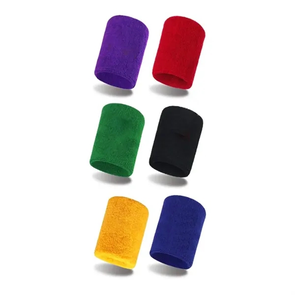 Customizable Absorbent Terry Cloth Wristband - Customizable Absorbent Terry Cloth Wristband - Image 2 of 3