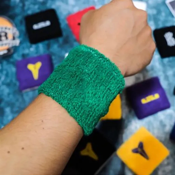 Customizable Absorbent Terry Cloth Wristband - Customizable Absorbent Terry Cloth Wristband - Image 3 of 3