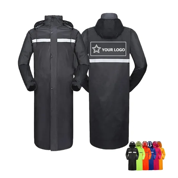 Long Hooded Raincoat - Long Hooded Raincoat - Image 0 of 5
