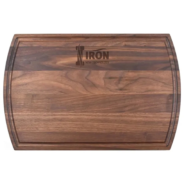10 1/2" x 16" Walnut Cutting Board with Juice Groove - 10 1/2" x 16" Walnut Cutting Board with Juice Groove - Image 0 of 2