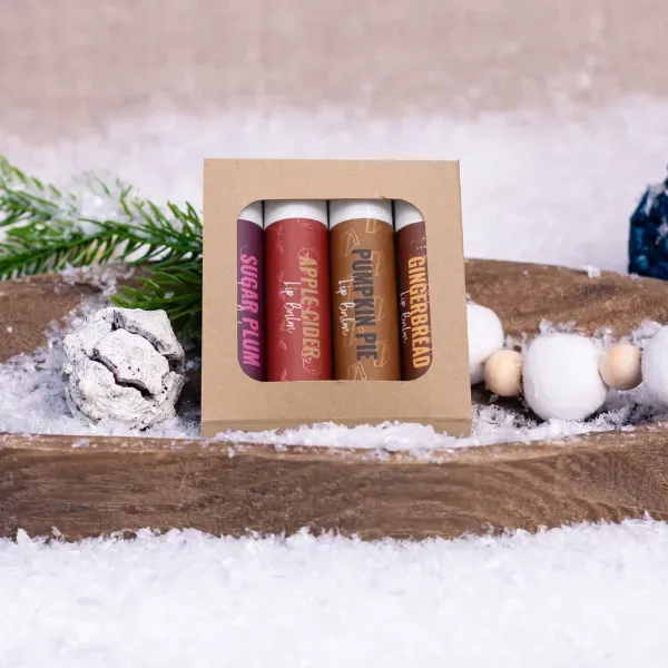 Limited Edition Holiday Lip Balm 4-Pack Set - Limited Edition Holiday Lip Balm 4-Pack Set - Image 2 of 3
