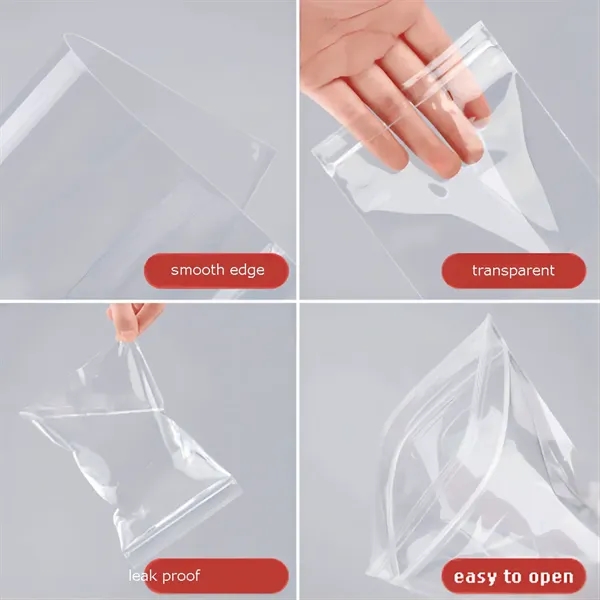 Reclosable Zipper Seal Lock Bag Clear Photos Storage Pouch - Reclosable Zipper Seal Lock Bag Clear Photos Storage Pouch - Image 1 of 8