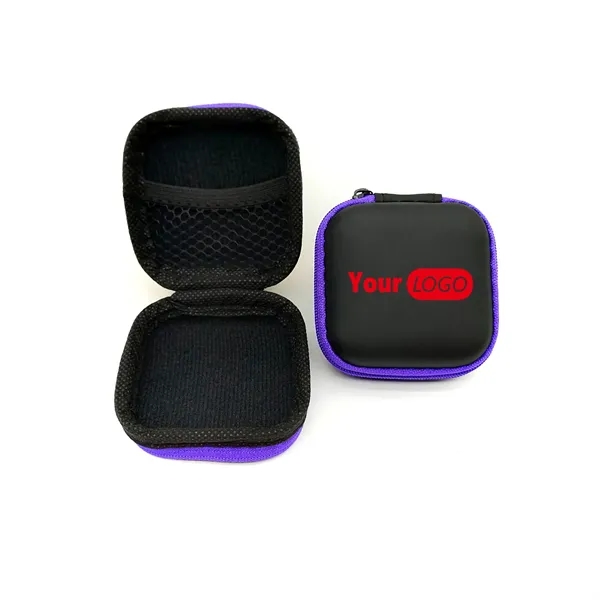 Square EVA Earphone Storage Case - Square EVA Earphone Storage Case - Image 2 of 2