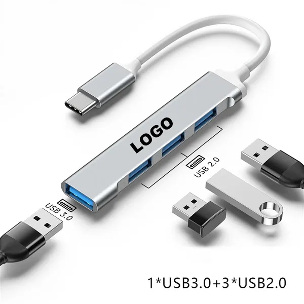 4-In-1 Type-C Hub - 4-In-1 Type-C Hub - Image 0 of 5