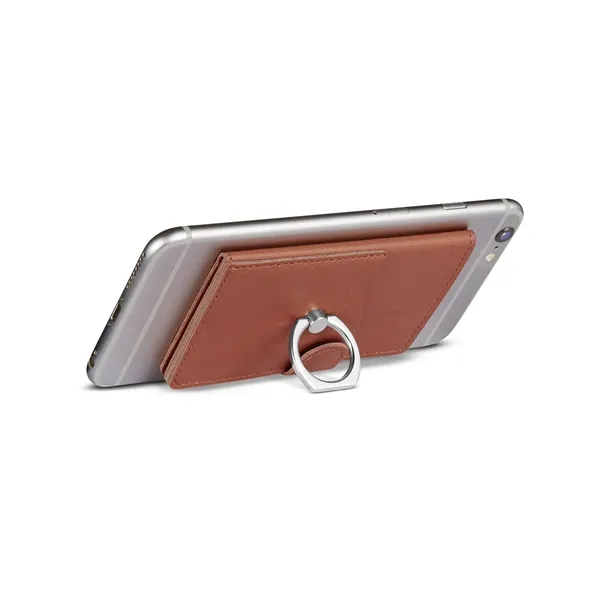 Leeman. Tuscany Dual Card Pocket With Metal Ring. - Leeman. Tuscany Dual Card Pocket With Metal Ring. - Image 1 of 1