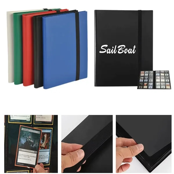 Portable 9-Pocket Trading Card Binder - Portable 9-Pocket Trading Card Binder - Image 0 of 8